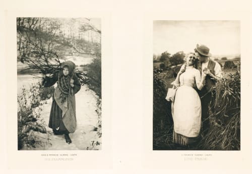 Diptych: Holzfammlerin & Eine Frage Mrs. S.F. Clarke  (British)