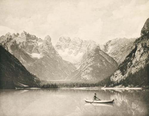 Dürrensee mit dem Monte Cristallo Rothschild, Nathaniel Mayer von  (Vienna, 1836-1905)