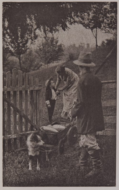 Tucked some cookies into my pocket White, Clarence H.  (American, 1871-1925)