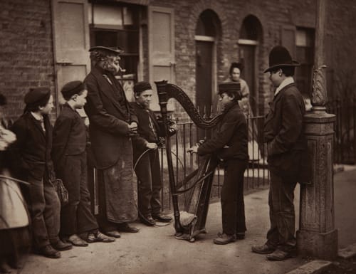 Italian Street Musicians Thomson, John  (British, 1837-1921)