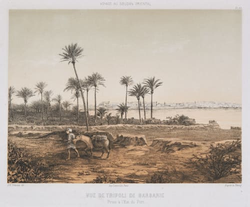 Vue de Tripoli de Barbarie Tremaux, Pierre  (French, 1818-1895)