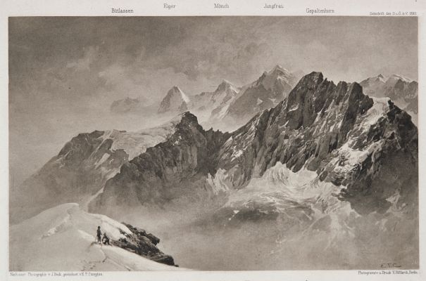 Gspaltenhorn (3436 m) von der Wilden Frau (3262 m) gesehen