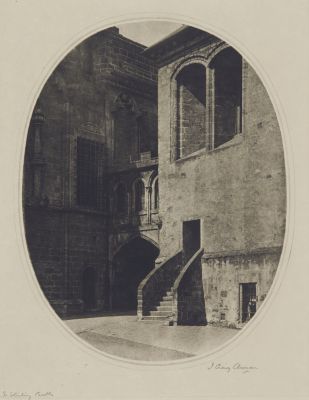 In Stirling Castle – A Castle Courtyard