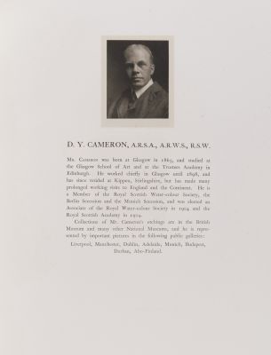 D. Y. Cameron