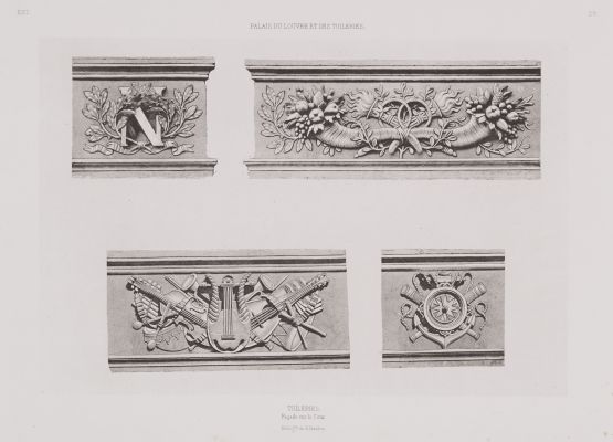 pl 23 Tuileries, Façade Sur La Cour