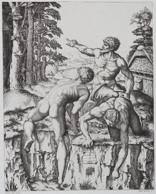 Les Grimpeurs d’apres Michel-Ange