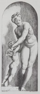 Vénus e l’Amour d’apres Raphael