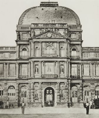 Ext. 100 Tuileries: Avant l’incendie par la Commune.