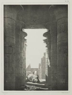 (Pl. CIII) Salle Hypostyle — Vue Intérieure