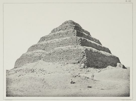 (Pl. LIV) Pyramide de Saqqarah