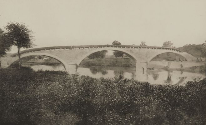 Pl. 23 Pont de Dampmart sur la Marne, État des travaux mois de Mai 1865
