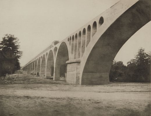 Pl. 37 Forêt de Fontainebleau, Arcades du Grand-Maître, Février 1870
