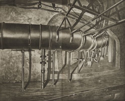 Planche 13 Jonction de la galerie du pont au Change avec la galerie de Sébastopol