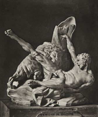 “Milon de Crotone”, sculpture by Etienne Maurice Falconet