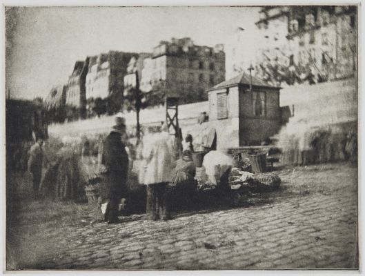 Scène de Marché au Port de l’Hôtel de Ville, Pariss