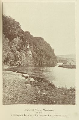 Landscape engraved from a photograph by the Meisenbach Improved Process of Photo-Engraving.