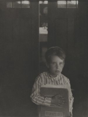 Boy with Camera Work