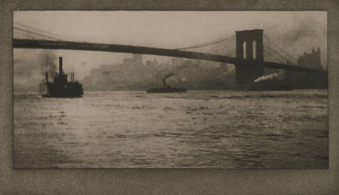 Brooklyn Bridge From River