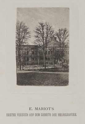 E. Mariot’s Erster Versuch auf dem Gebiete der Heliogravure