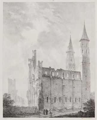 Ruines de l’Abbaye de Jumièges, Coté du Nord