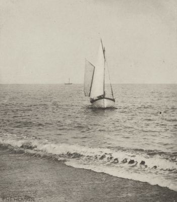 A Suffolk Shrimper “Coming Ashore”