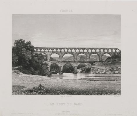 France. Le pont du Gard