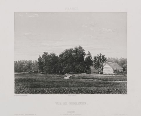 France. Vue de Normandie