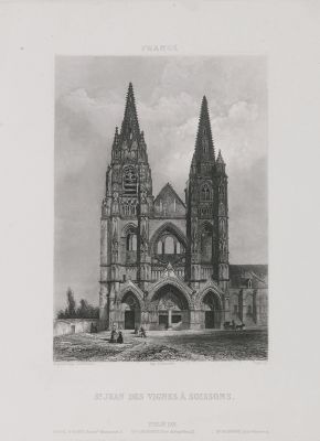 France. St-Jean des Vignes à Soissons