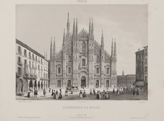 Italie. Cathédrale de Milan