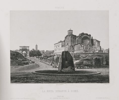 Italie. La Meta Sudante à Rome