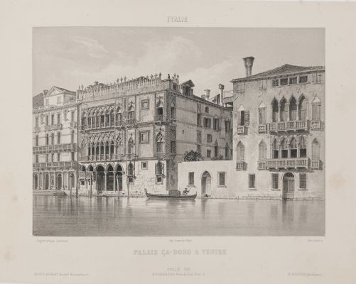 Italie. Palais Ca-Doro à Venise