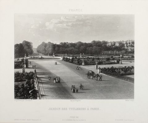 Jardin des Tuileries À Paris
