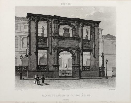 Façade du Château de Gaillon À Paris