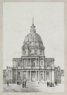 Église des Invalides, Facade Meridonale (Paris) (proof)
