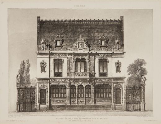 Maison Elevée rue St. Georges par M. Renaud