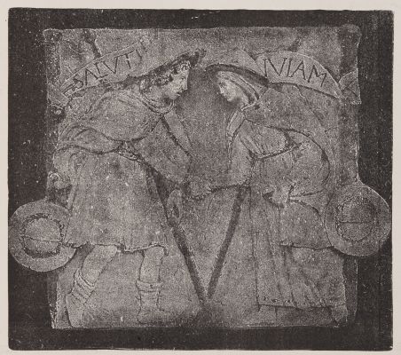 Chemin du salut, frise, par Luca della Robbia