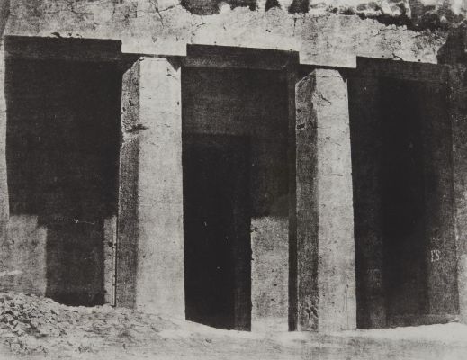 Hypogées de Beni-Hassan. Commencement de L’Ordere Dorique. Haute-Égypte