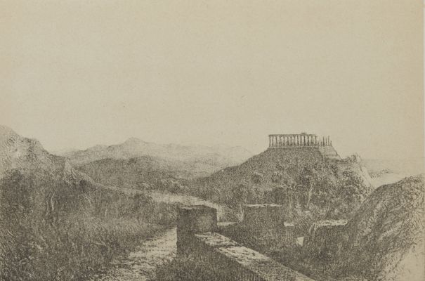 Ruines du Temple de Junon Lucine. Agrigente (Sicile).