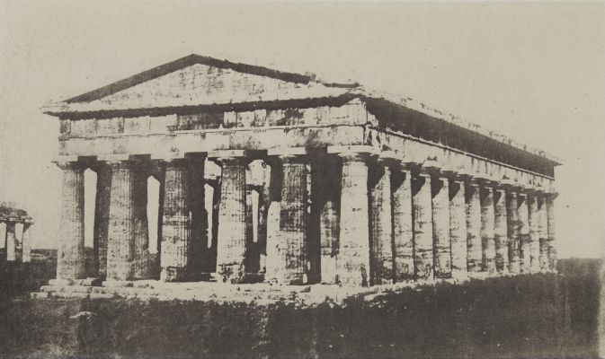 Temple de Pæstum. Près Salerne (Italie méridionale).
