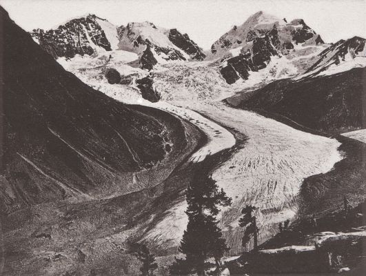 PL. XVI B. The Tschierva Glacier