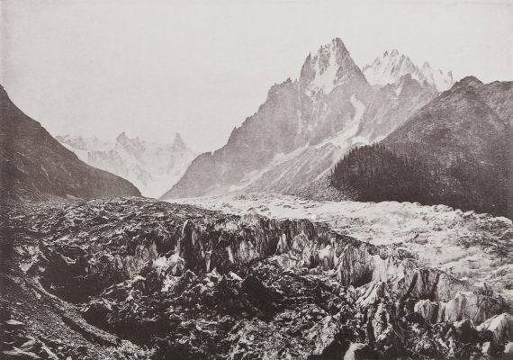 Plate VIII B Séracs of the Glacier des Bois, Mer de Glace