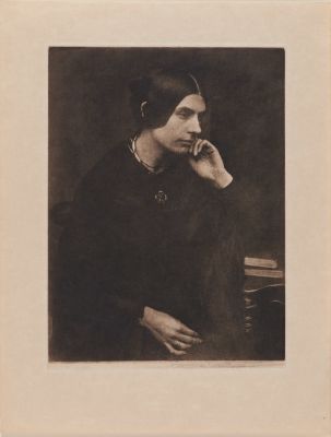 Lady in a Black Dress