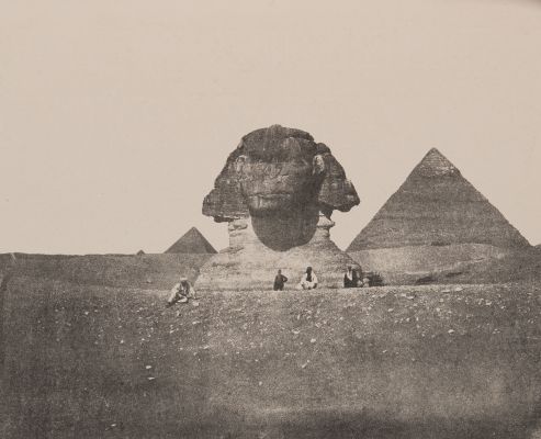 Plate II. The Sphynx an the Second Pyramid