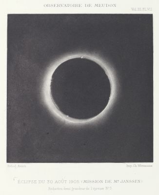 Éclipse du 30 Aout 1905