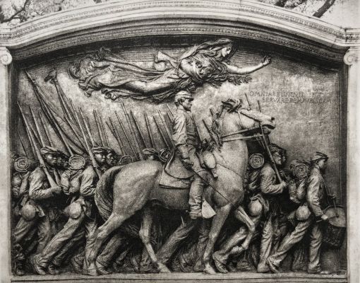 Augustus Saint Garden’s monument to Colnel Robert Gould Shaw