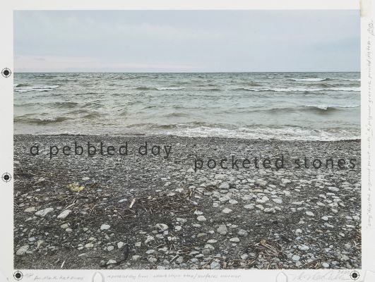 a pebbled day pocketed stones