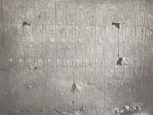 26 Abydos Temple de Séti Table des Rois 2e Partie