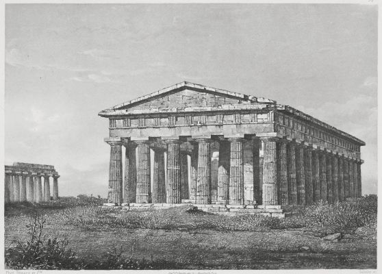 Temple Hypéthre de Pestum