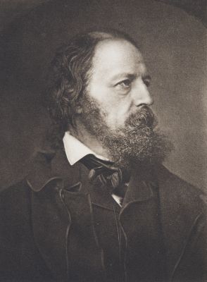Alfred Tennyson from the photograph by John Mayall