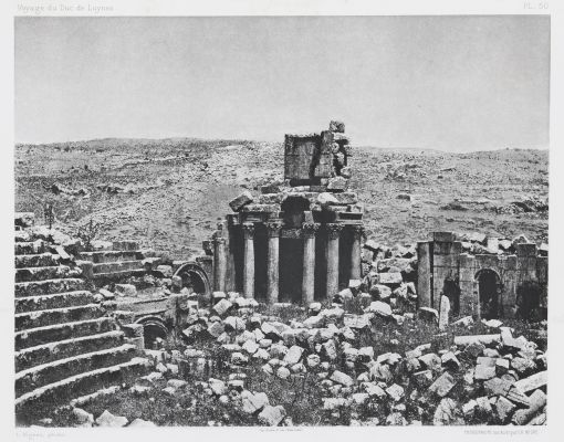 PL. 50 Djerash: Proscenium du Théâtre du Sud